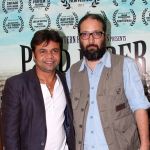 Rajpal Yadav and Vivek Budakoti 3 at a promotional event of their film Pied Piper